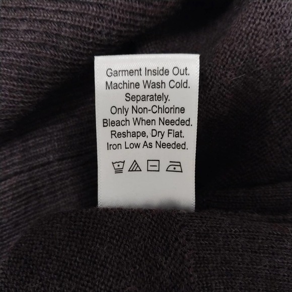 Coldwater Creek Wool Blend Sweater Women Size XS Brown Fall Preppy Career Casual - Picture 9 of 9